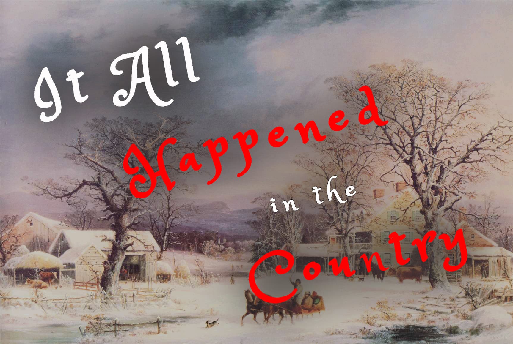 It all Happened in the Country Christmas Program Image